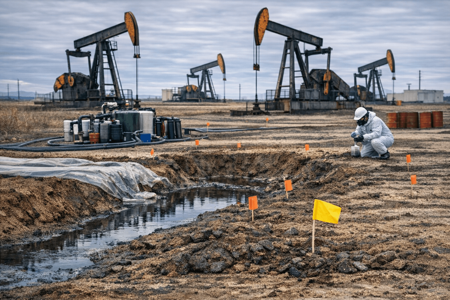 Contaminated soil remediation